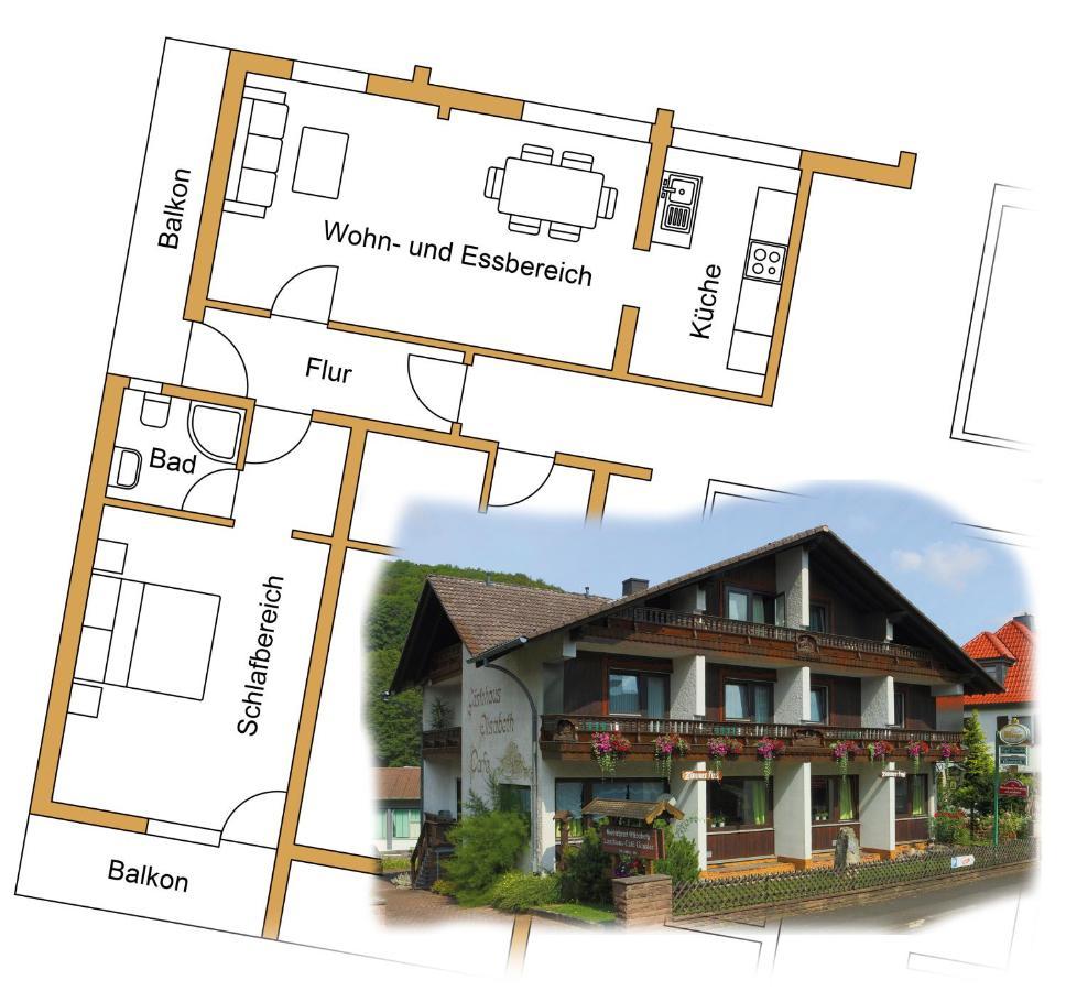 Gaestehaus Elisabeth Poppenhausen Zewnętrze zdjęcie